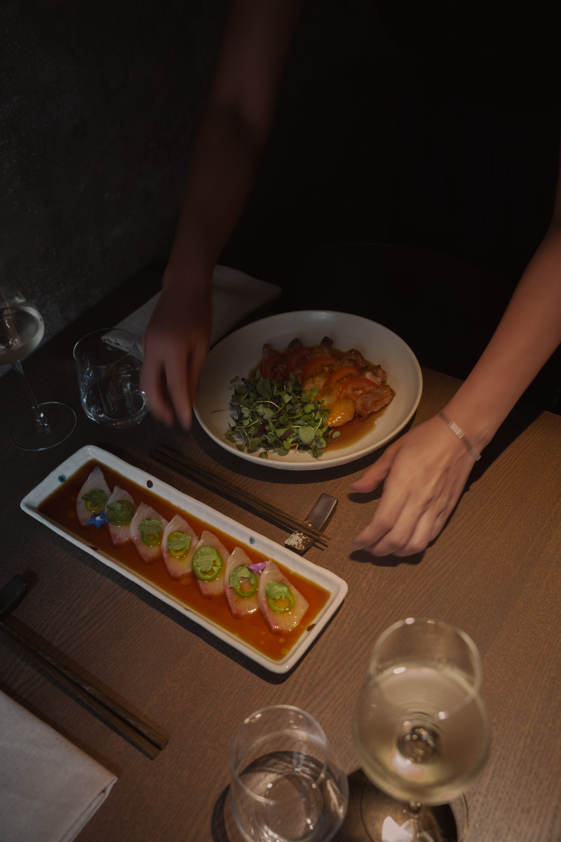 Robata and kitchen