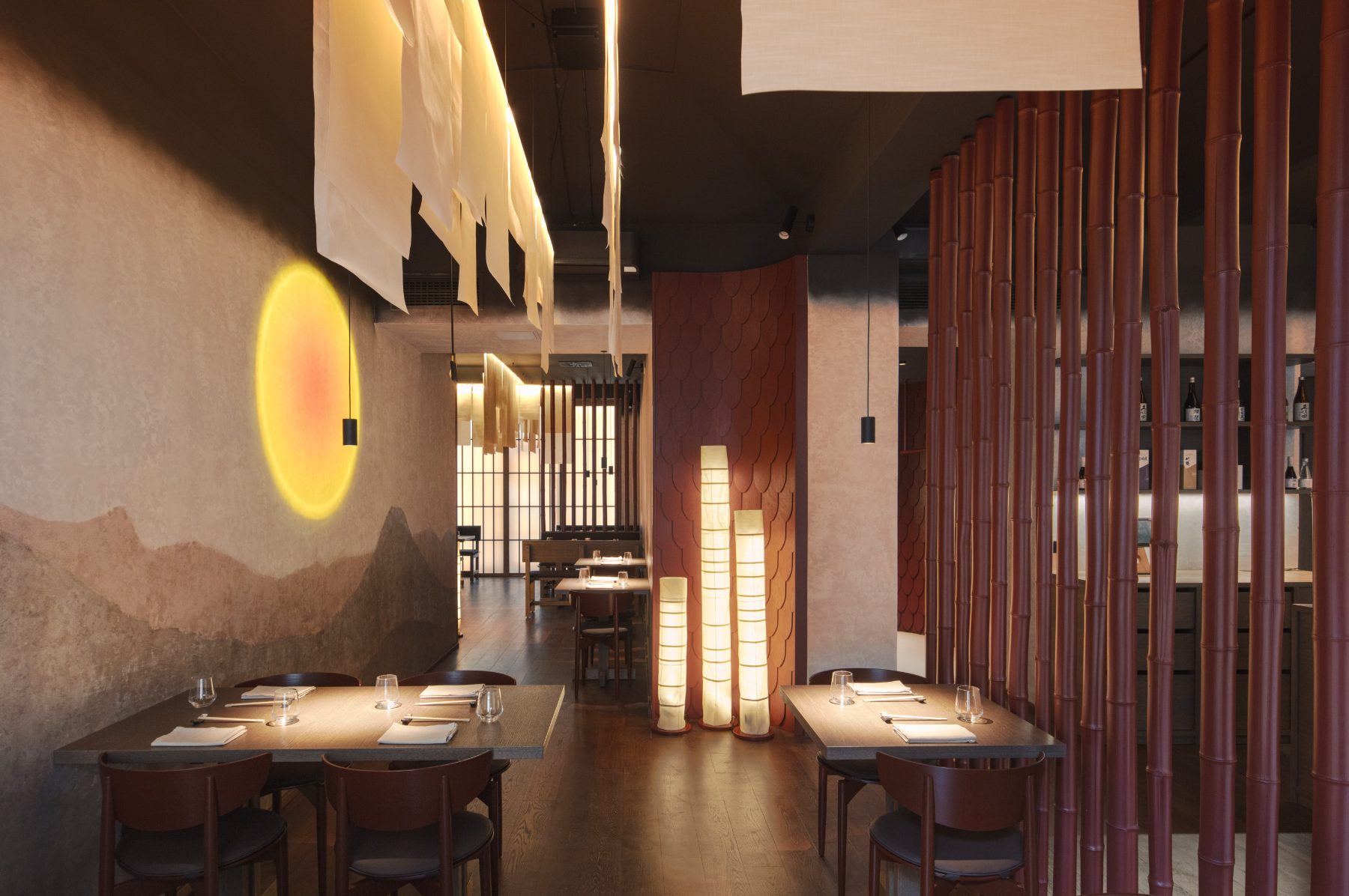 The dining room at YAMI